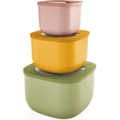 Guzzini STORE&MORE BIO Σετ 3 Δοχεία Διάφορα χρώματα