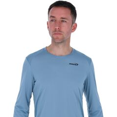 Μπλούζα τρεξίματος Inov-8 Performance Long Sleeve - μπλε γκρι/σχιστόλιθος