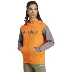 Φούτερ με κουκούλα adidas TERREX Multi Large Logo Hoody - ημι-πορτοκαλί/ανθρακί