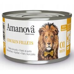 Amanova Φιλέτα Κοτόπουλου σε ζωμό κονσέρβα 70g