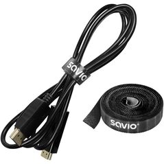 SAVIO OC-06 - Οργανωτής για καλώδια, Ταινία, Velcro, 14mm πλάτος, 5m