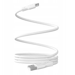 Μαγνητικό καλώδιο Puro 10W USB-A - USB-C 1m - λευκό