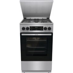 Κουζίνα αερίου με ηλεκτρικό φούρνο Gorenje MEKS5141XM