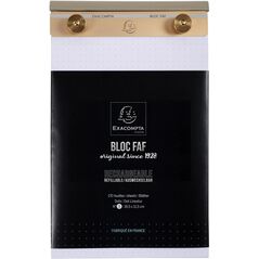 Exacompta FAF Desk Pad Dotted - Size 197x115mm - 170 micro perforated sheets. Retro design - refillable.