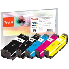 Peach Ανακατασκευασμένο Σετ Μελανιών Epson No.33XL T3357 Multipack bk,pbk,c,m,y