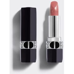 Christian Dior, Dior Rouge, Jojoba, Σατινέ Φινίρισμα, Κρεμώδες Κραγιόν, 100, Nude Look, Επαναγεμιζόμενο, 3.5 g Για Γυναίκες