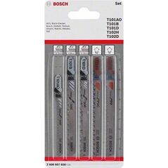 Bosch ZESTAW BRZESZCZOTÓW DO WYRZYNARKI T 5SZT. DREWNO-PLASTIK