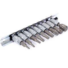 Geko Σετ κλειδιών Torx T10-60 1/4" CRV(10/20)