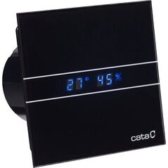 Cata Wentylator łazienkowy CATA E120 GTH czarny LED czujnik wilgotności timer