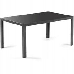 Εξωτερικό τραπέζι Fieldmann Black GlassO'Matte, μαύρο