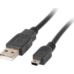 Kabel USB Lanberg USB-A - 1.8 m Czarny (CA-USBK-10CC-0018-BK)