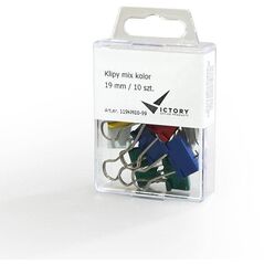 Victory Office Product ΚΛΙΠΣ ΓΡΑΦΕΙΟΥ VICTORY OFFICE 19MM 10ΤΕΜ. ΜΙΞ ΧΡΩΜΑΤΩΝ