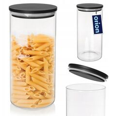 Orion Pojemnik na produkty sypkie szklany z pokrywką i uszczelką 980 ml