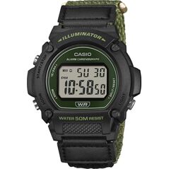 Zegarek Casio Zegarek męski Casio W-219HB-3AVEF zielony