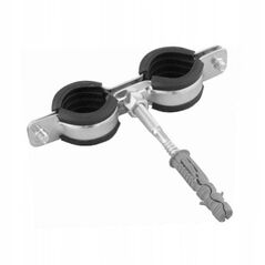 Διπλός σφιγκτήρας UDG με επένδυση 3/8 (15-18mm) KPL M8 γαλβανισμένο
