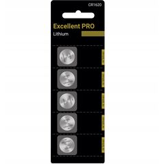 ΜΠΑΤΑΡΙΑ ΛΙΘΙΟΥ EXCELLENT PRO CR1620 5ΤΜΧ. 3V
