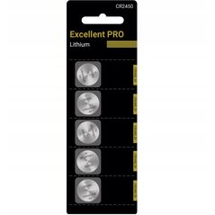 ΜΠΑΤΑΡΙΑ ΛΙΘΙΟΥ EXCELLENT PRO CR2450 5ΤΜΧ. 3V