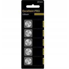 ΜΠΑΤΑΡΙΑ ΛΙΘΙΟΥ EXCELLET PRO CR1632 5ΤΜΧ. 3V