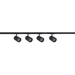 Light Prestige 1-fazowy system szynowy Tokio LP-787 SET 1F BK czarny z regulacją