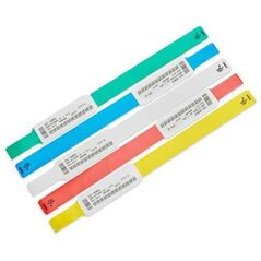 WRISTBAND,SYNTHETIC,1X6IN (25.4X152.4MM)|DT,Z BAND ULTRA SOFT,COATED,PERMANENT ADHESIVE,HC100 CARTRIDGE, 300/ROLL,6/BOX