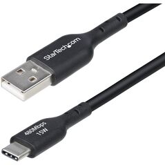 Καλώδιο USB-A σε USB-C 3M Μαύρο/Καλώδιο USB 2.0 Μεταφοράς Δεδομένων