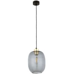 TK Lighting Delta 4839 κρεμαστό φωτιστικό 1x15W E27 γραφίτης/χρυσό