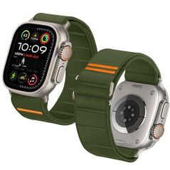 TECH-PROTECT NYLON SLIP APPLE WATCH 6 / 7 / 8 / 9 / 10 / SE / ULTRA 1 / 2 (44 / 45 / 46 / 49 MM) ΧΑΚΙ