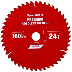 Δίσκος κοπής 160x24Tx20mm, Ασύρματο PREMIUM, SPECIALIST+