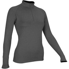 Avento T-shirt for women AVENTO 33VG ANM 44 Anthracite melange/Silver