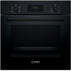 Φούρνος Bosch | HBF133BA1 | 66 L | Ηλεκτρικός | EcoClean | Κουμπιά | Ύψος 59.5 cm | Πλάτος 59.4 cm | Μαύρο