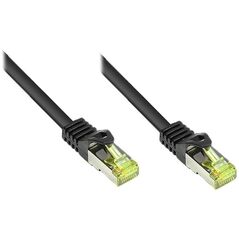 Καλώδιο Patch RJ45 Good Connections με Καλώδιο Cat.7 και Προστασία Snap-in (RNS®), S / FTP, PiMF, Χωρίς Αλογόνα, 600MHz, OFC, Μαύρο, 15μ, Good Connections® (8070R-150S)