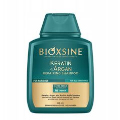 BIOXCIN αναδομητικό σαμπουάν μαλλιών με Κερατίνη και Έλαιο Αργκάν κατά της τριχόπτωσης, 300 ml