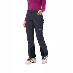 Spodnie skiturowe damskie Jack Wolfskin Alpspitze Tour Pants - graphite rozmiar: m