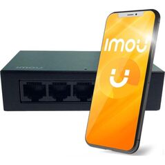 Switch IMOU Switch Imou 5-portowy SF105 metalowa obudowa 100Mbps