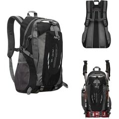 Plecak turystyczny Nils Extreme NILS NC1749 PLECAK TURYSTYCZNY CZARNY VALLEY 40L