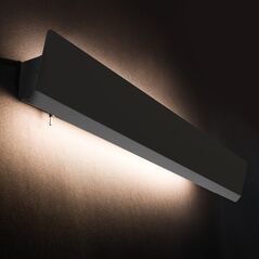 Kinkiet Nowodvorski Kinkiet lampa ścienna LED Nowodvorski WING 7550 stal, czarny