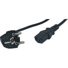 POSAC-C13-EUL30: POS AC cable C13-YJT3[10A]-CEE7/7-YJ-03-90?[10A] H03VV-F3G1,0 L=3000 black