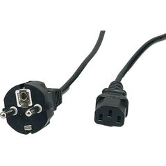 POSAC-C13EU50: POS AC cable C13-YJT3[10A]-CEE7/7-YJ-03[10A] H05VV-F3G1,0 L=5000 black