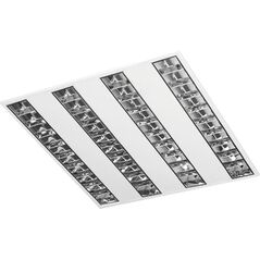 PXF Lighting Oprawa wstropowa rastrowa 4x14W G5 IP20 QUASET PAR (PX1240501)
