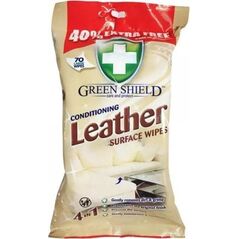 Green Shield Chusteczki nawilżane Green Shield Leather 70 sztuk uniwersalny