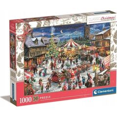 Clementoni CLE puzzle 1000 The Christmas Fair 81505