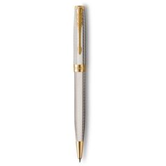 Στυλό PARKER Sonnet Premium Silver Mistral Gold Clip, ασημί, έκδοση SW