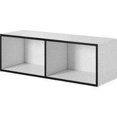 Cama Meble Regał ROCO RO2 112/37/37 biały/ czarny
