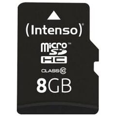 Intenso microSDHC Card  8GB Class 10 (3413460) (NSO3413460) έως 12 άτοκες Δόσεις