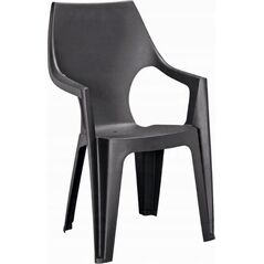 Keter Καρέκλα κήπου Dante High Back γκρι 29187057939