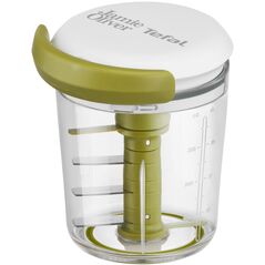 Tefal K16441 Jamie Oliver Chop & Shaker | χωρίς ρεύμα | Χωρητικότητα: 450 ml | Πολυκόπτης | Πολυκόπτης για λαχανικά, φρούτα, κρεμμύδια, ξηρούς καρπούς, σκόρδο | λευκό/πράσινο