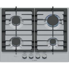 Bosch Serie 6 PCP6A5I90 płyta kuchenna Stal nierdzewna Wbudowany 58 cm Gaz 4 stref(y)