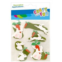 ΔΙΑΚΟΣΜΗΤΙΚΟ ΛΑΓΟΥΔΑΚΙ ΤΣΟΧΑ ΕΑΡΙΝΟ 6ΤΜΧ Craft with Fun PBH 12/144