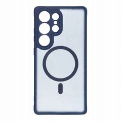 Futerał FULL MATTE MAG COVER kompatybilny z MagSafe do SAMSUNG S25 Ultra niebieski