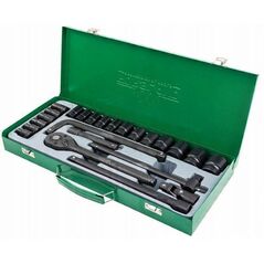 Zestaw narzędzi 1/2" 24el. (8-32mm) (6-kątnych)